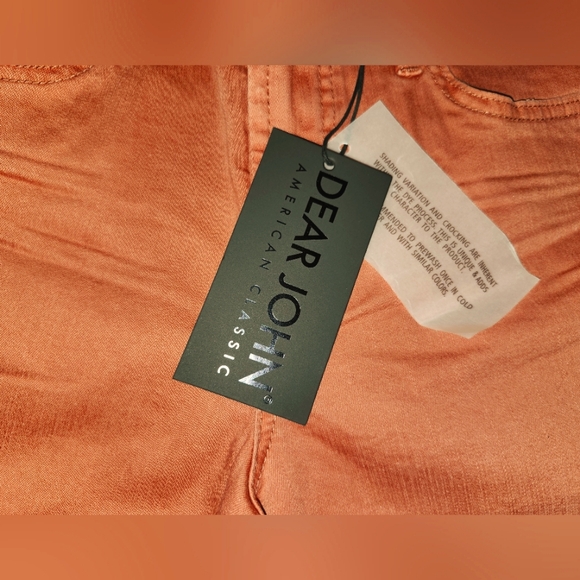 NWT Dear John Denim American Classic Apricot Short 27 - Picture 2 of 4